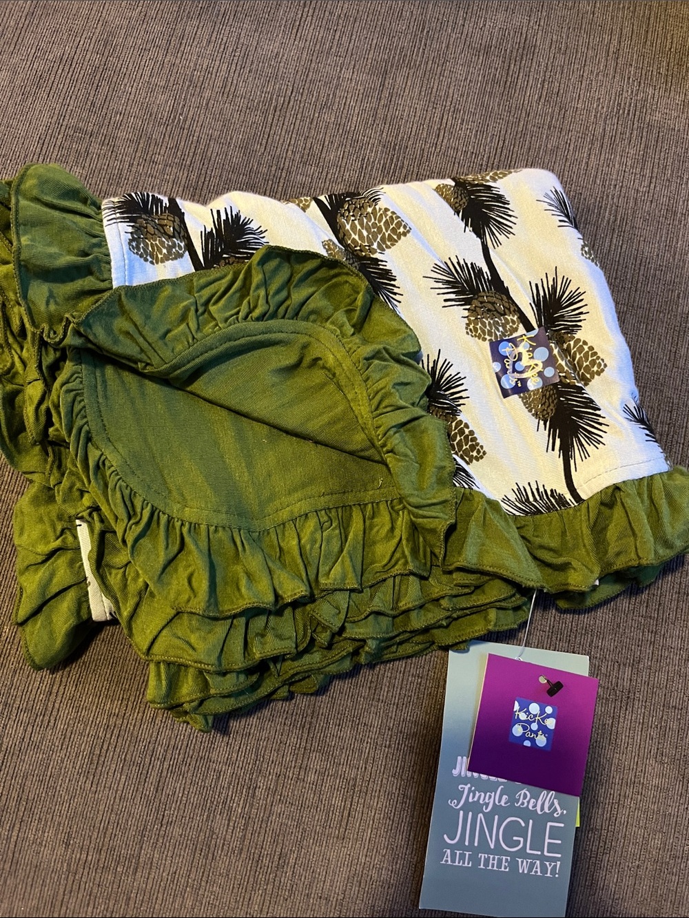 Kickee Pants Ruffle Stroller Blanket